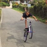 It's all attitude high above Jardin, Colombia