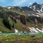 Lower Blue Lakes. No snow. No mosqitoes?