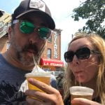 Montrose High grads drink beer through straws