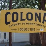 New sign graces downtown Colona