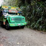 Chiva ride from Jardin to Rio Sucio, Antioquia, Colombia